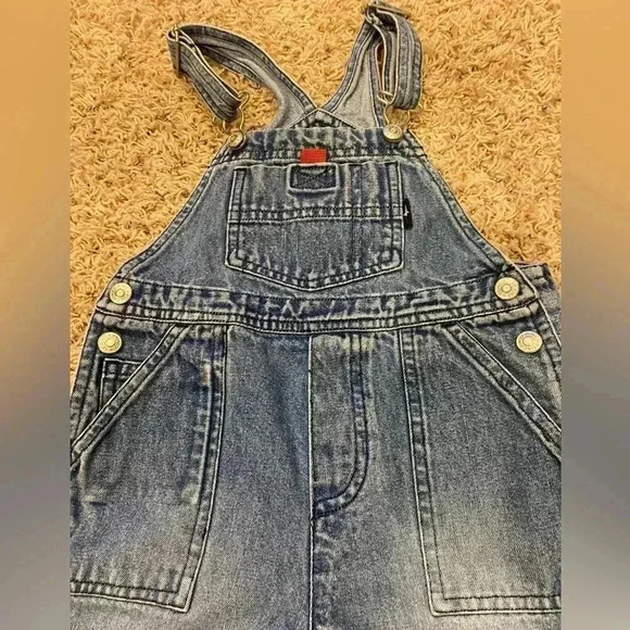Children’s Place Jean Denim Overalls 18 mos - Picture 2 of 10